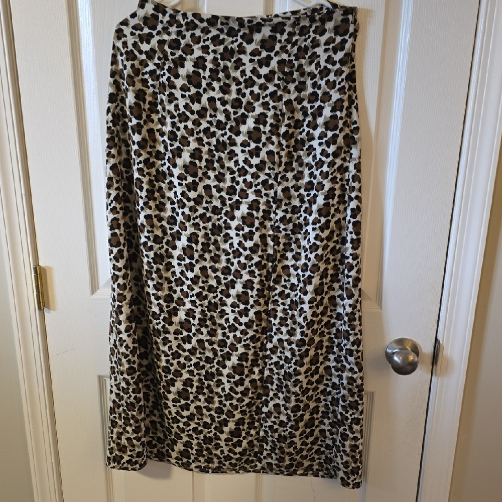 SHEIN Leopard Print Maxi Skirt